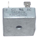 RECTIFIER, BRIDGE, 4 PIN, 1PH, 25A, 200V PART # KBPC2508