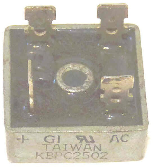 RECTIFIER, BRIDGE, 4 PIN, 1PH, 25A, 200V PART # KBPC2508
