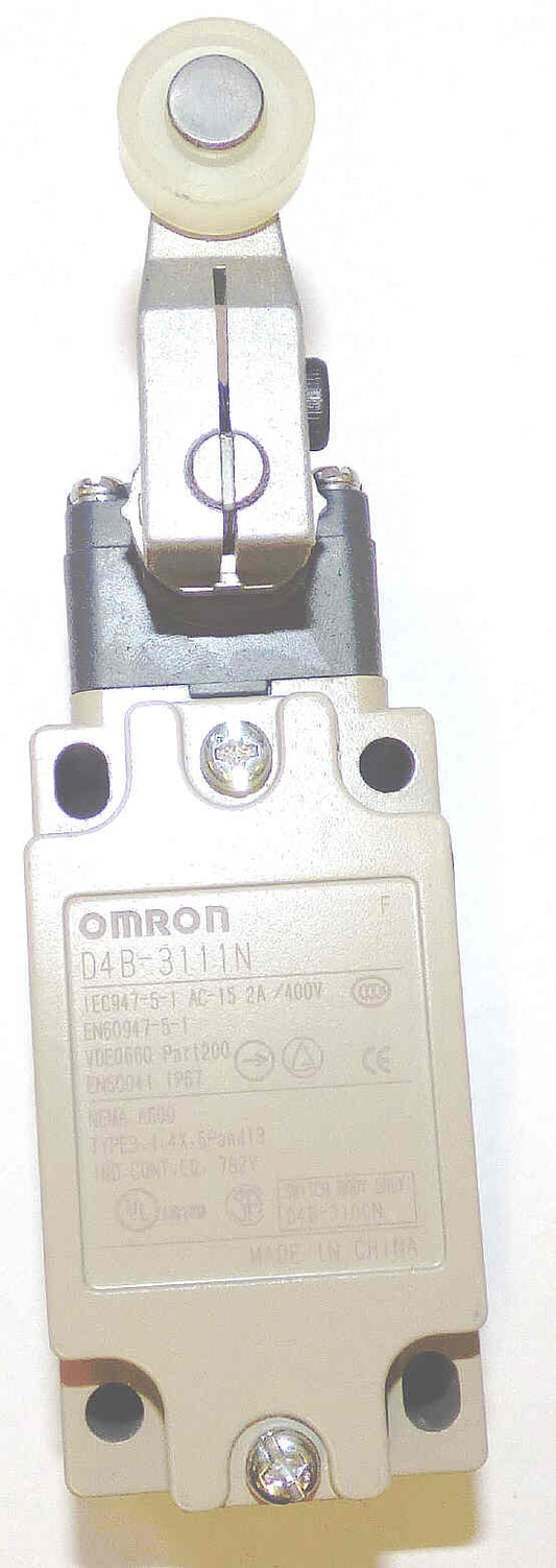 SWITCH, SAFETY LIMIT, SPDT, 125 VAC, 10 AMP, OMRON # D4B-3111N