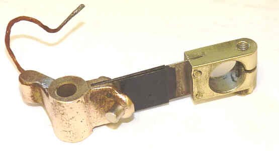 HOLDER, CARBON, 1/2 DIA.,  3 X 5/8, 1/4 MOUNTING HOLE, 2 BARE SHUNT