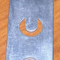 ESCUTCHEON, INTERLOCK ACCESS, LUNAR, SS, CUSTOM MADE