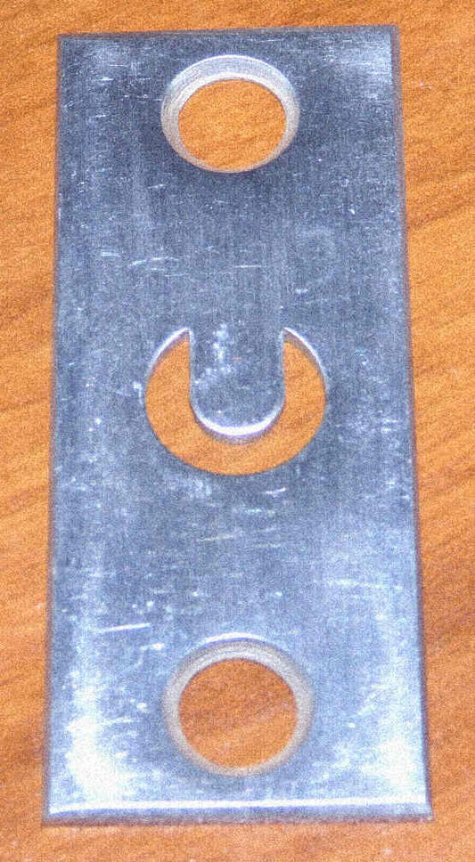 ESCUTCHEON, INTERLOCK ACCESS, LUNAR, SS, CUSTOM MADE