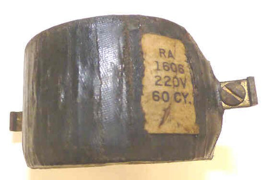 COIL, 220 VAC, 60HZ SQUARE D # RA 1606