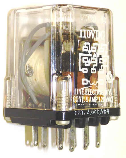 RELAY. 110 VDC. 3PDT, 11 PIN (NOT KUP STYLE) LINE # MKTRO3D-110VDC