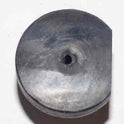 BUTTON, SS, BLANK, 3/4 X 5/8 TOP, 1 X 3/16 FLAT BASE, ONE SIDE SQUARED