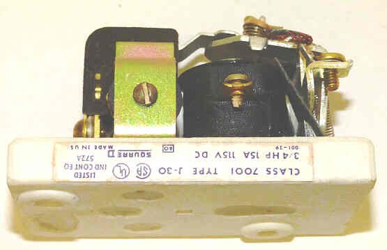 RELAY, MAGNETIC, SPST, 115 VDC, SQUARE D 7001-J30