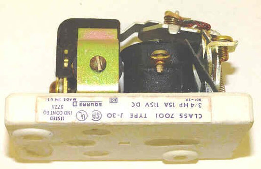 RELAY, MAGNETIC, SPST, 115 VDC, SQUARE D 7001-J30