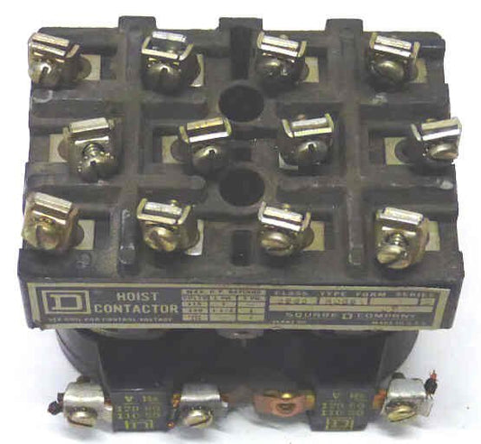CONTACTOR, HOIST 4 POLE, 120 VAC SQUARE D # 8965-R06-S1