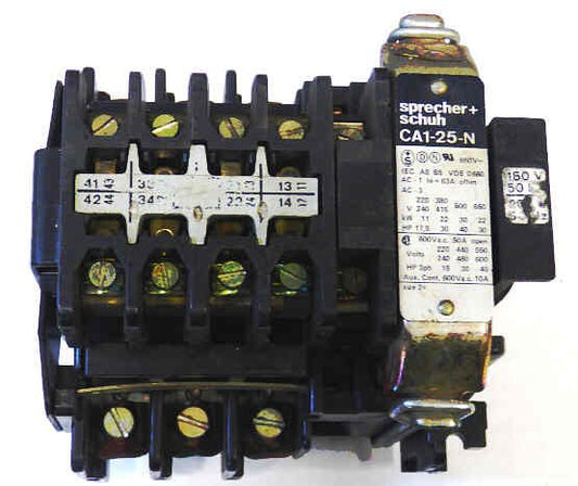 CONTACTOR, OBSOLETE, SPRECHER & SCHUH, CA1-25N 208VAC COIL