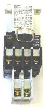 CONTACTOR, 3 POLE, SPRECHER & SCHUH, CA3-16-M01+CA7-PV-11 AUX CONTACT  120V COIL