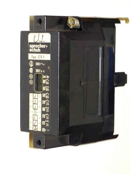 RELAY, MODULAR,  6 CONTACT, 110 VDC COIL, SPRECHER & SCHUH CS1-110D