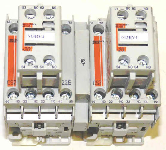 RELAYS, INTERLOCKED, 2NO/2NC CONTACTS, 120V AC COIL S & S CS7-22E-120