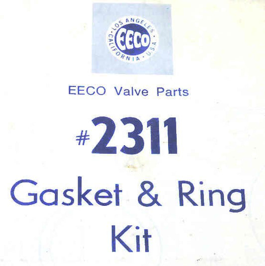 KIT, GASKET & SEAL,  EECO # 2311