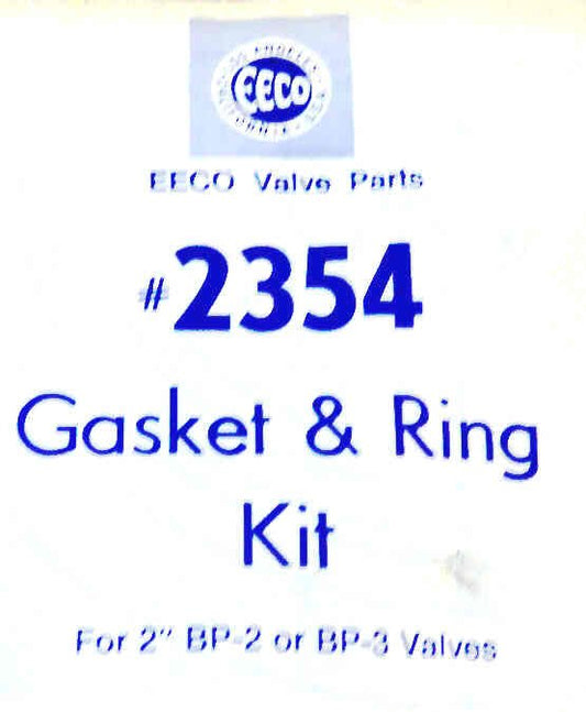 KIT, GASKET & SEAL, USED ON 1 BP-2 & 3 VALVES  EECO # 2354