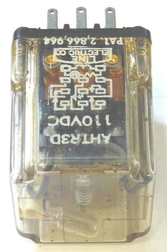 RELAY, 3PDT, 110 VDC, NON-KUP PIN ARRANGEMENT LINE ELECTRIC # AHTR3D
