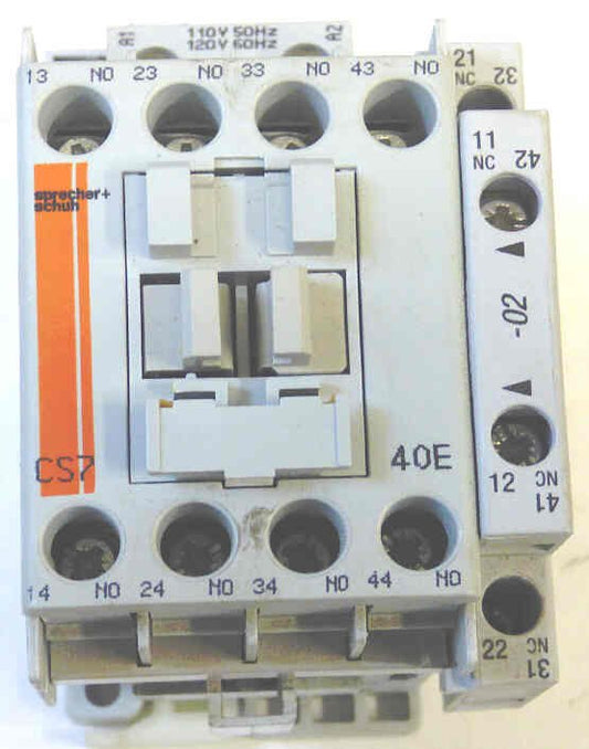 RELAY,  4 NO CONTACTS, 120V AC COIL S & S CS7-40E-120