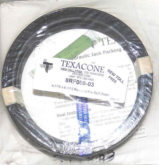 SEAL, SET, PACKING, EECO 5.437 CJ, FJ, LJ PISTONS TEXACONE # 8RF008-03