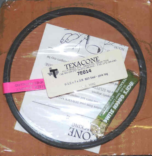 SEAL, 6 1/2 X 7 X 3/8 TYPE 800, PINK TAG TEXACONE # 7E014