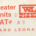 ELEMENT, HEATER, OVERLOAD, WARD LEONARD # A3