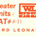 ELEMENT, HEATER, OVERLOAD, WARD LEONARD # A11