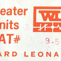 ELEMENT, HEATER, OVERLOAD, WARD LEONARD # B5