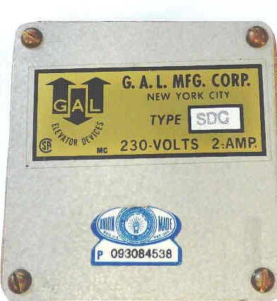 COVER, SWITCH, DOOR CONTACT  TYPE SDC