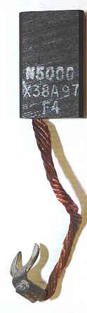 BRUSH, CARBON, N5000 GRADE, 1.250 X .750 X .500, WEST X38A97