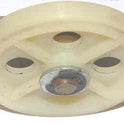 HATCH DOOR SHEAVE ASSEMBLY WITH BRACKET ARMOR # 13631-01