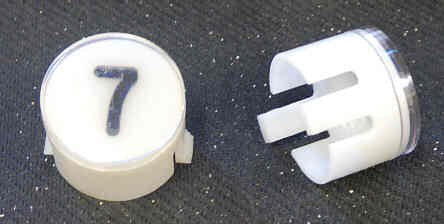 LENS, POP-IN, POSITION INDICATOR, # 7 WESTINGHOUSE # 5213D27H07
