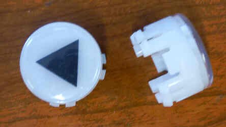 INSERT, BUTTON & CAP MARKED ARROW EXTENDED HEIGHT ADAMS # ASA452A CA SERIES