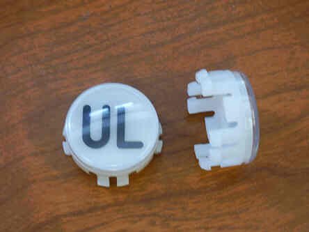 INSERT, BUTTON & CAP MARKED UL NORMAL HEIGHT ADAMS # ASA452A CA SERIES