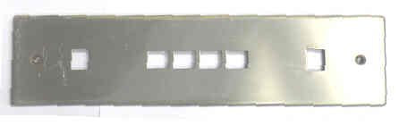 COVER, POSITION INDICATOR, SS, 4 FLOOR PLUS 2 ARROW OPENINGS