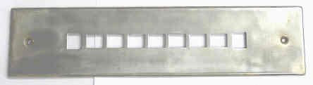 COVER, POSITION INDICATOR, SS, 7 FLOOR PLUS 2 ARROW OPENINGS