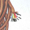 CABLE, CLOTH COVERED, 8 CONDUCTOR, 20 GAUGE, SOLD BY THE FOOT