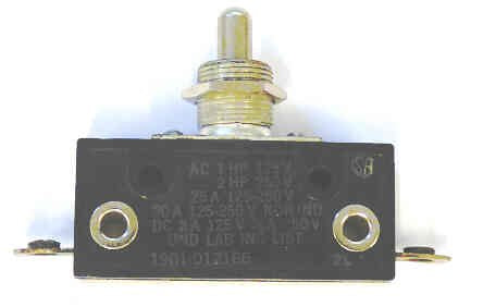 SWITCH, MICRO, 15A, SPST, TOP PLUNGER ACTUATED MCGILL # 1901-012166