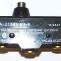 SWITCH, MICRO, SPDT, TOP PLUNGER ACTUATED OMRON # A20GD-B7-K
