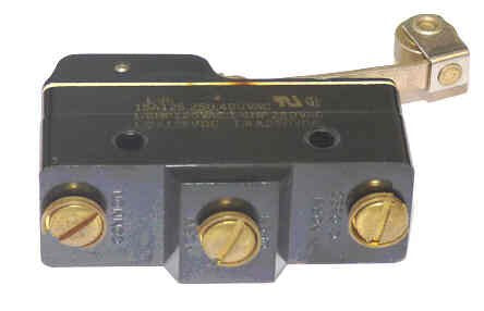 SWITCH, MICRO, SPDT, 15A, ROLLER ACTUATED MICROSWITCH # BZ-2RW8255-A2-S