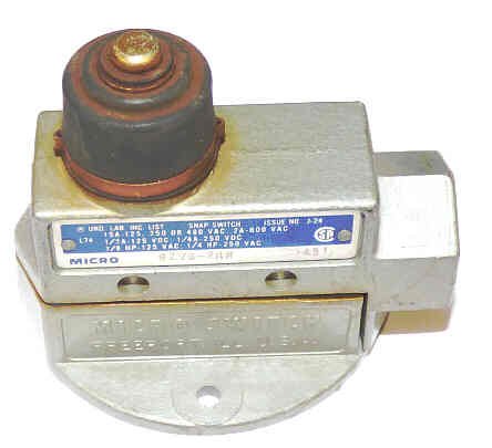 SWITCH, MICRO, SPDT, TOP PLUNGER ACTUATED MICROSWITCH # BZV6-2RW