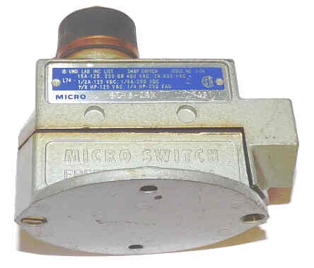 SWITCH, MICRO, SPDT, TOP PLUNGER ACTUATED MICROSWITCH # BZV6-2RW