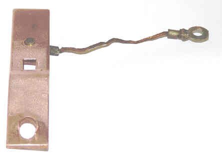 CONTACT, COPPER, 5/8 W X 2 7/8 L,  .90 THICK WITH SHUNT OTIS # 140941