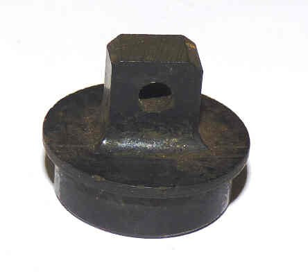 BUTTON, HI-HAT, BLACK, BLANK, 3/4 DIA. X 1/4 HIGH OTIS # 323W1