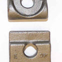CLIP. RAIL, FORGED STEEL, 5/8 RAIL, AS SHOWN, LESS HARDWARE