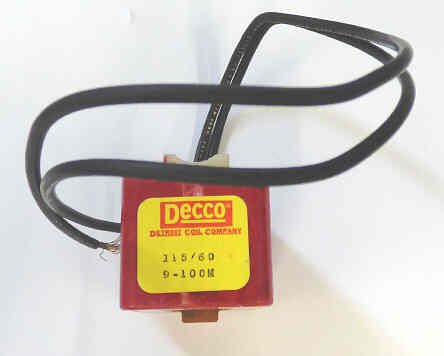 COIL, 115 VAC, DECCO (DETROIT ELECTRIC COIL COMPANY) # 9-100M