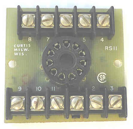 BASE, SOCKET, OCTAL 11 PIN, AS SHOWN CURTIS RS11