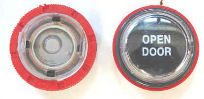 BUTTON, CAR STATION, MARKED DOOR OPEN TKE # 9873548