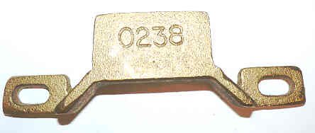 GUIDE, DOOR, SOLID CAST BRONZE, CASTING # 238