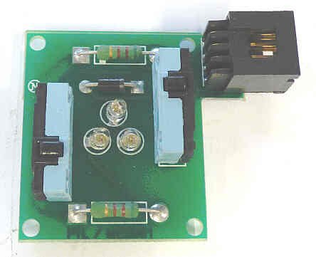 BOARD, CIRCUIT, 3 WHITE LEDS, 24 VOLT  PTL # MES901
