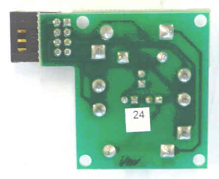 BOARD, CIRCUIT, 3 WHITE LEDS, 24 VOLT  PTL # MES901