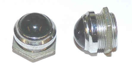JEWEL, INDICATOR, GREEN, 3/4 TOP X 3/4 OVERALL, 11/16' THREADED DIA-J01G
