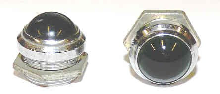 JEWEL, INDICATOR, GREEN, 3/4 TOP X 3/4 OVERALL, 11/16' THREADED DIA-J01G